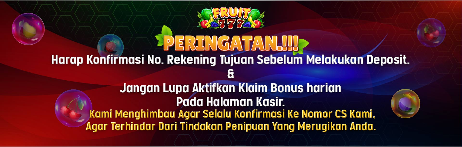 Announcement Banking