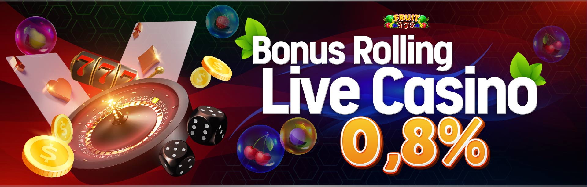 Komisi Mingguan Livecasino