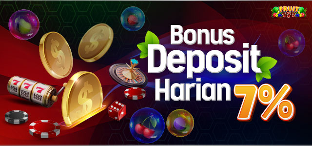 Bonus Deposit Harian 7% Slot